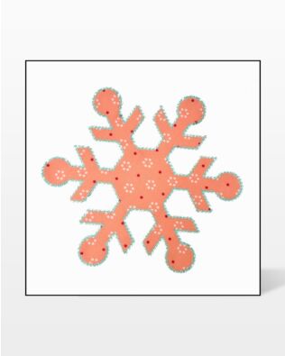 Studio Snowflake #9 (Jumbo) Embroidery Designs