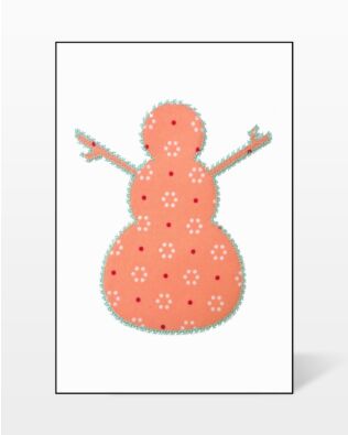 Studio Snowman #3 (Large) Embroidery Designs