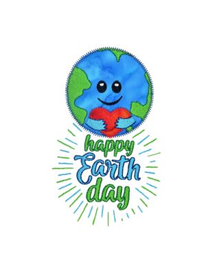 GO! Happy Earth Day Embroidery Specialty Designs