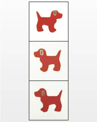 GO! Gingham Dog Embroidery Designs
