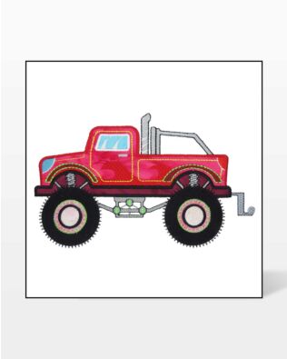 GO! Monster Truck Embroidery Specialty Designs