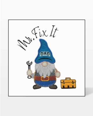 GO! Mr. Fix it Gnomes Embroidery Specialty Designs