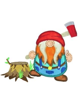 GO! Lumberjack Gnome Embroidery Specialty Designs