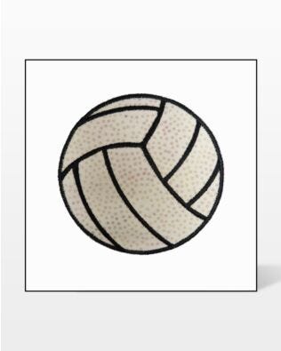 GO! Volleyball Embroidery Specialty Designs