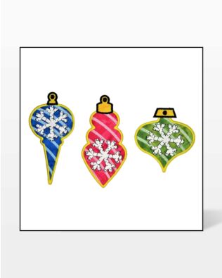 GO! Christmas Ornaments Medley Embroidery Specialty Designs 