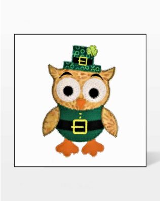 GO! St Patrick's Day Owl Embroidery Specialty Designs