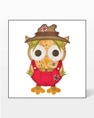 GO! Scarecrow Owl Embroidery Specialty Designs