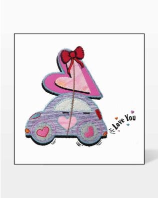GO! Love Cute Car Embroidery Specialty Designs