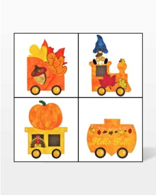 GO! Fall Train Embroidery Specialty Designs