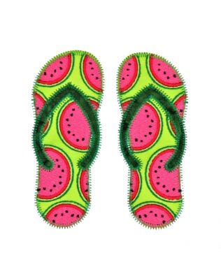 GO! Watermelon Flip Flops Embroidery Specialty Designs