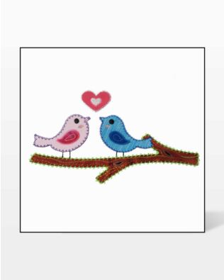 GO! Love Bird Embroidery Specialty Designs