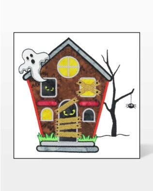 GO! Haunted House Embroidery Specialty Designs