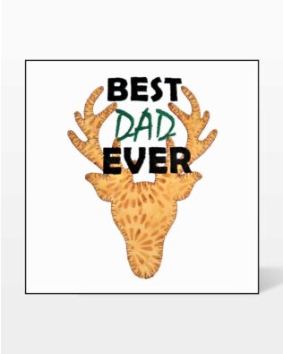 GO! Best Dad Ever Embroidery Specialty Designs