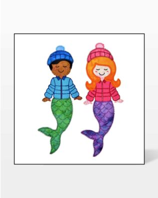 GO! Winter Ready Mermaids Embroidery Specialty Designs