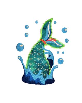 GO! Splashing Mermaid Embroidery Specialty Designs