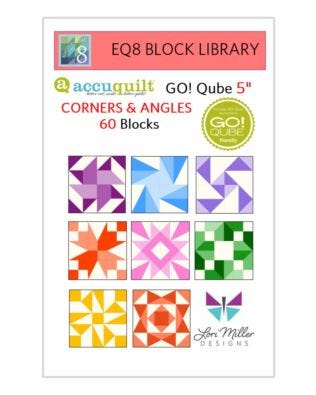 EQ8 Block Library-AccuQuilt-5" Qube-MORE Corners & Angles by Lori Miller Designs