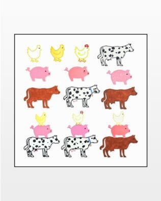 GO! Farm Animals Medley Embroidery by V-Stitch Designs