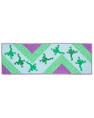 GO! Hop to It Table Runner Pattern