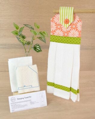 Hanging Towel Quilt-As-You-Go Kit