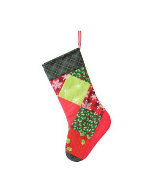 Holiday Square Stocking Quilt-As-You-Go Kit