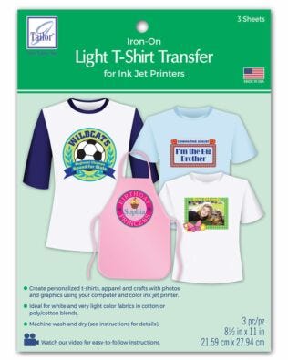 Light T-Shirt Transfers