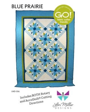 Blue Prairie Quilt Pattern by Lori Miller Designs
