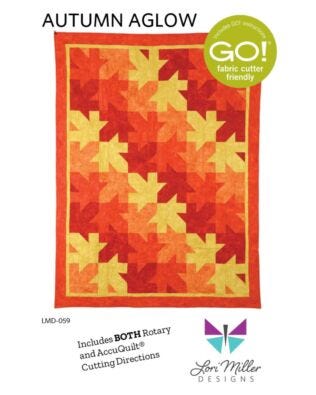 Autumn Aglow Quilt Pattern by Lori Miller Designs