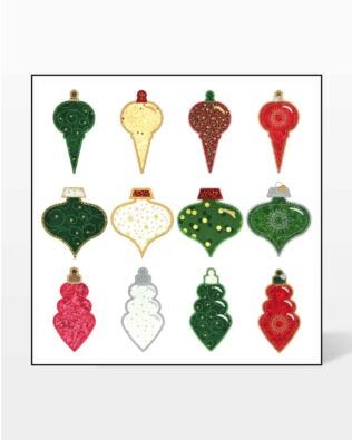 GO! Ornaments Embroidery by V-Stitch Designs