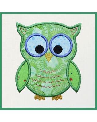 GO! Cute Owl Embroidery Designs by Marjorie Busby