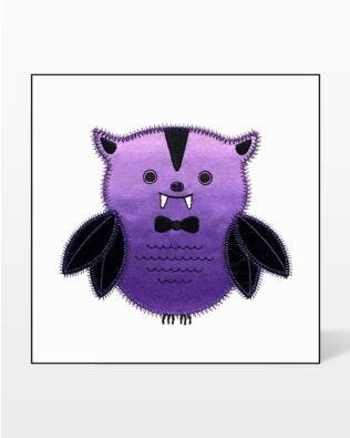 GO! Vampire Owl Embroidery by V-Stitch Designs