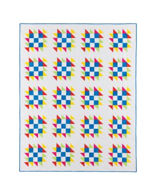 GO! Sawtooth Nine Patch Quilt Pattern (PQ10313)