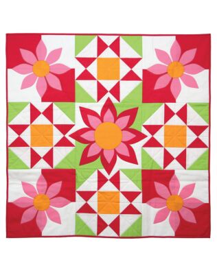 GO! Awesome Blossom Wall Hanging Pattern (PQ10437)