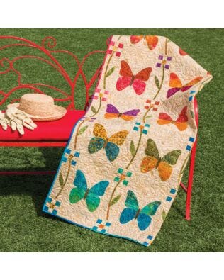 GO! Butterfly Patch Quilt Pattern by Edyta Sitar for NQC (PQ10500-NQC