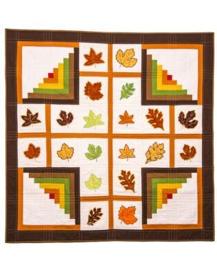 GO! Quilted Leaves and Logs Wall hanging (PQ10672)