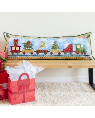 GO! Christmas Train Parade Pillow Pattern (PQ10678)