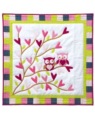 GO! Owl You Need is Love Wall Hanging Pattern (PQ10700)