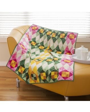 GO! Qube 6" Stained Glass Quilt Pattern (PQ10745)