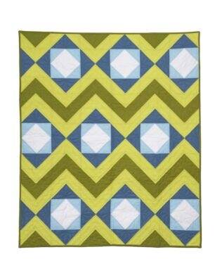 GO! Qube 12" Peaks and Valleys Throw Quilt Pattern (PQ11016)