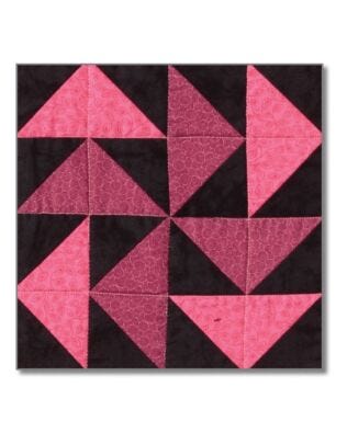 Block 4: GO! Dutchman's Puzzle Block Pattern by Eleanor Burns