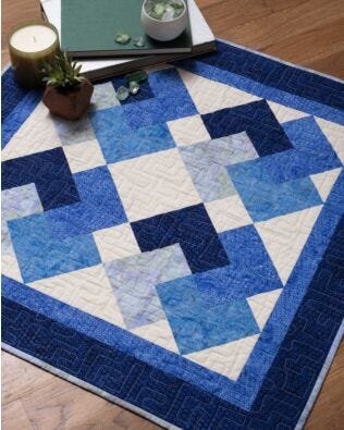 GO! Qube 8" Cardtrick Baby Quilt Pattern