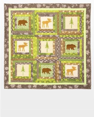 GO! Log Cabin in the Woods Quilt Pattern