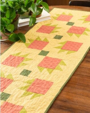 GO! Tossed Bear's Claw Table Runner Pattern