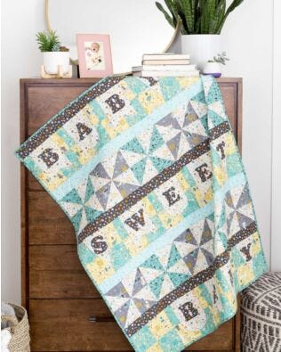 GO! Baby Sweet Baby Throw Quilt Pattern 