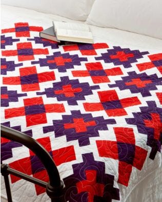 GO! Chimney Sweep Throw Quilt Pattern