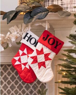 GO! Traditional Christmas Stockings Pattern