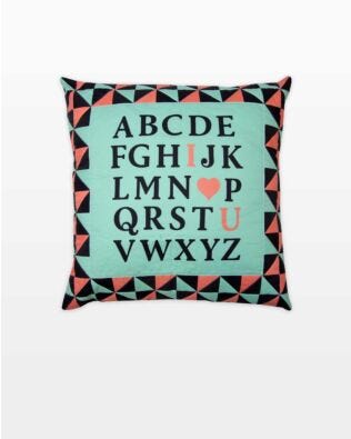 GO! I (heart) You Classic Alphabet Pillow Pattern
