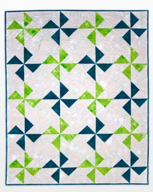 Studio Pinwheel Throw Quilt Pattern