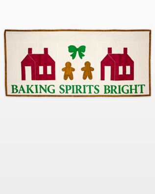GO! Baking Spirits Bright Table Runner Pattern