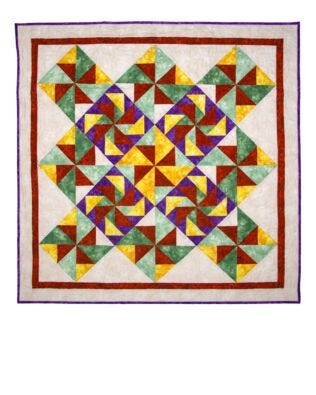 Studio Fall is Coming Throw Quilt Pattern