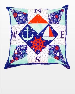 GO! Nautical Compass Pillow Pattern